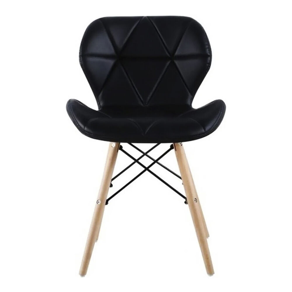 Pack 4 - Silla Eames Acolchada - Negro image number 4.0