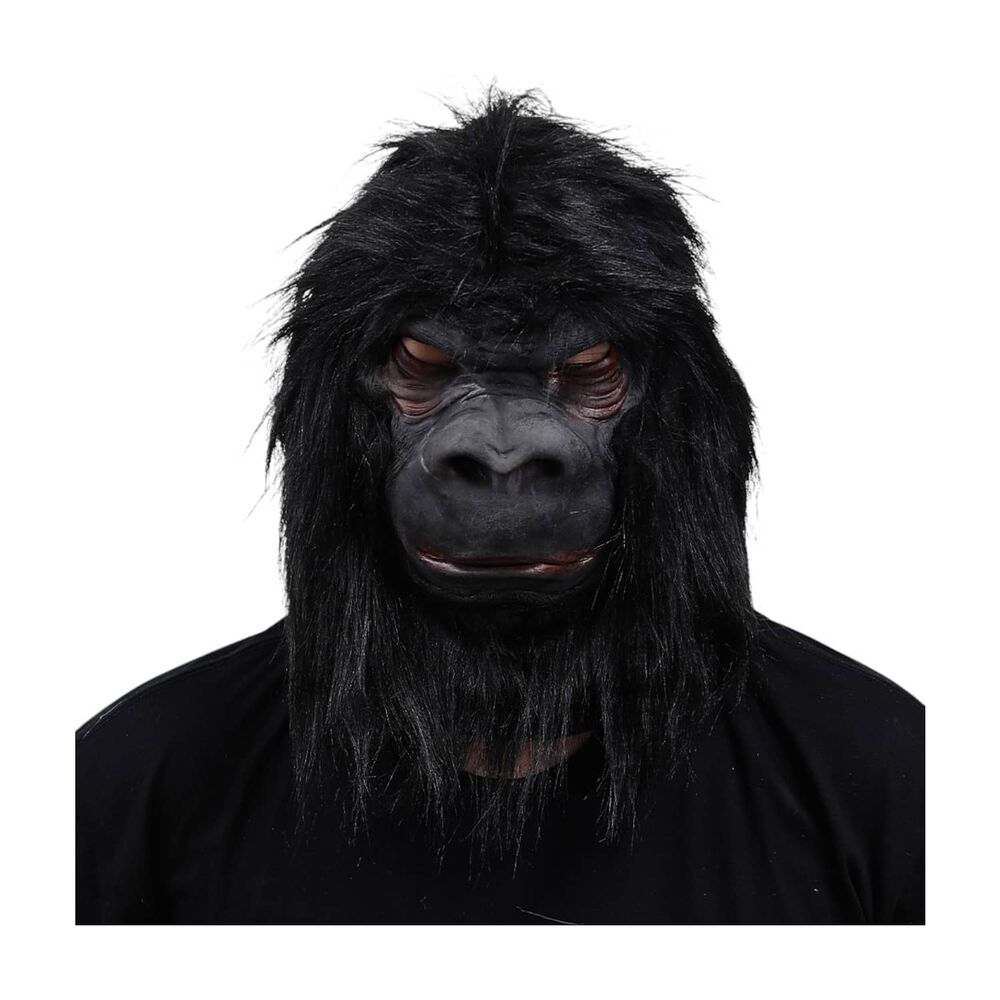 M&aacute;scara L&aacute;tex Gorila Realista Disfraz Adulto Halloween image number 1.0
