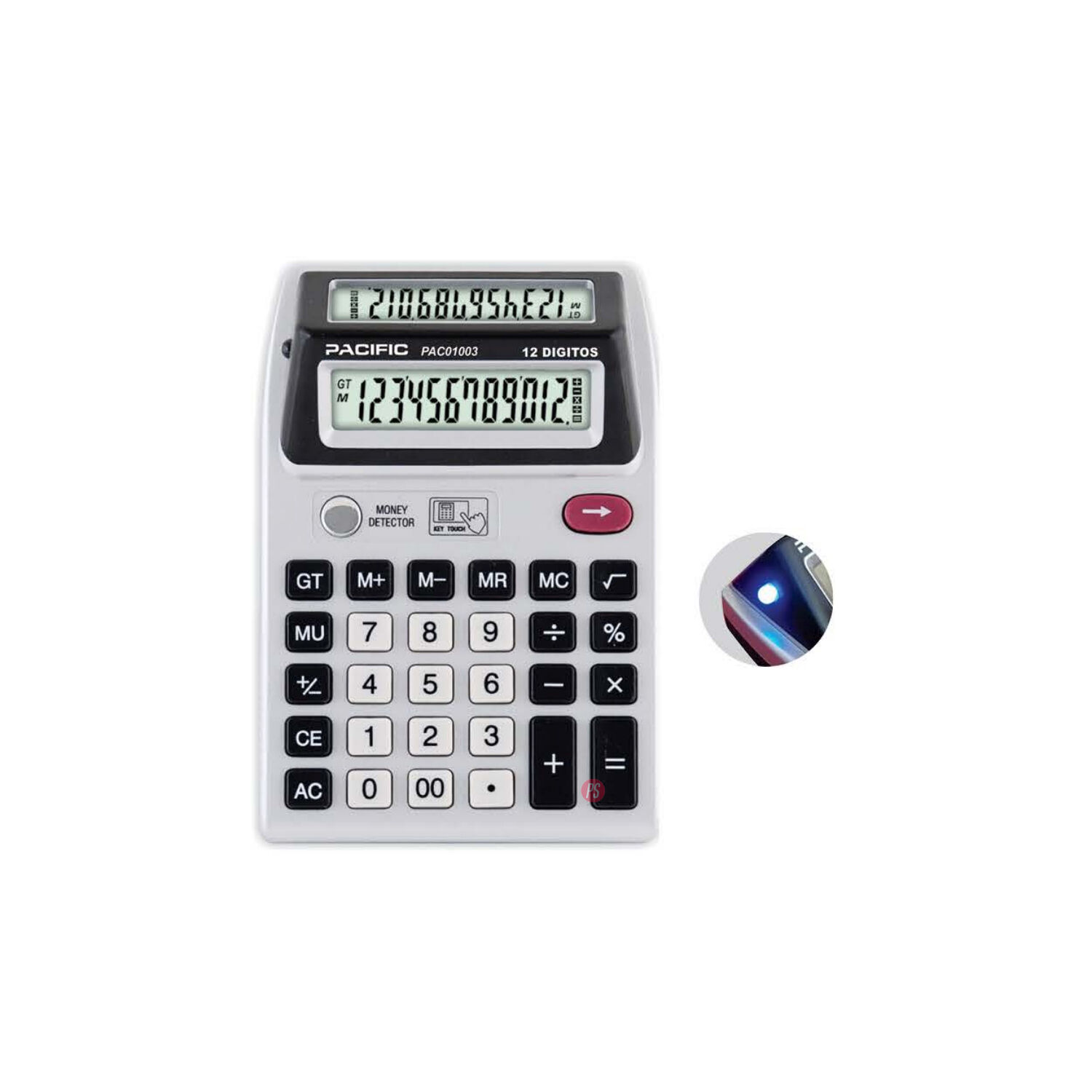 Calculadora Con Doble Pantalla De 12 D&iacute;gitos - Ps image number 1.0