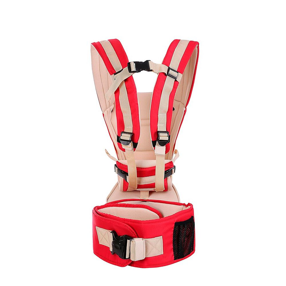 Portabeb&eacute;s Ergon&oacute;mico Y Transpirable 3 En 1 Color Rojo image number 2.0