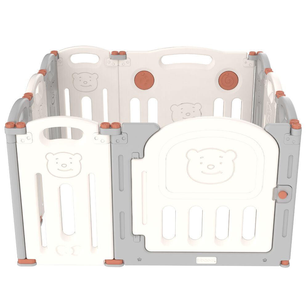 Corral Did&aacute;ctico De Juegos Plegable Teddy Grey image number 2.0