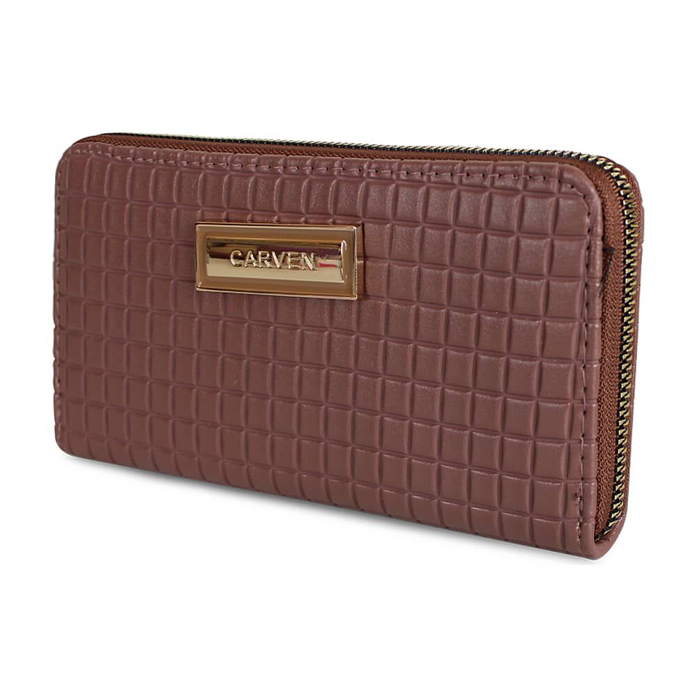 Billetera Mujer Nina Brown Carven Paris image number 1.0