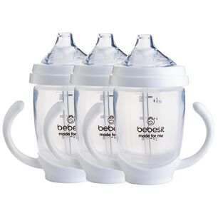 Vaso De Entrenamiento Bebesit Pack X 3 200Ml Antiderrame 3M+