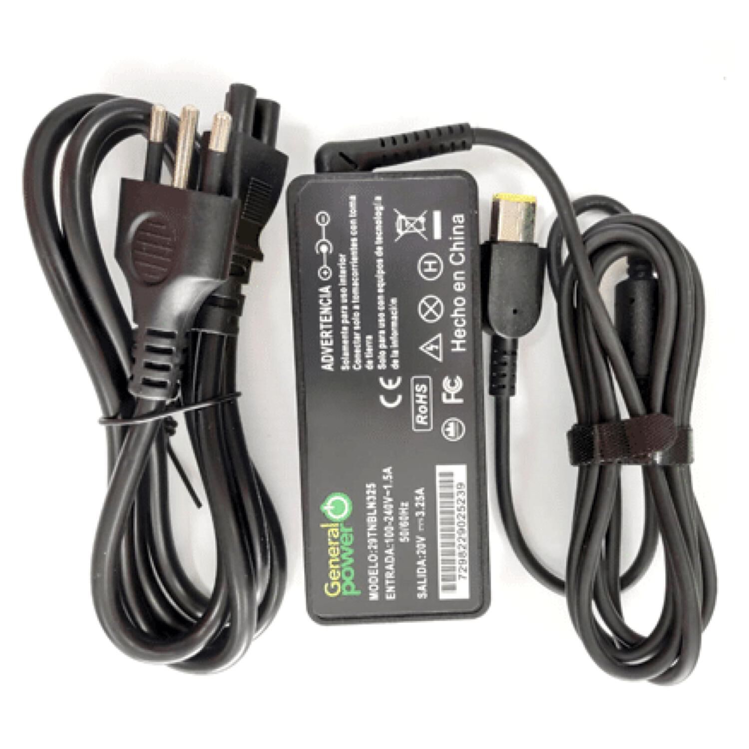 Cargador Alternativo Notebook Lenovo 20v 3.25a image number 1.0