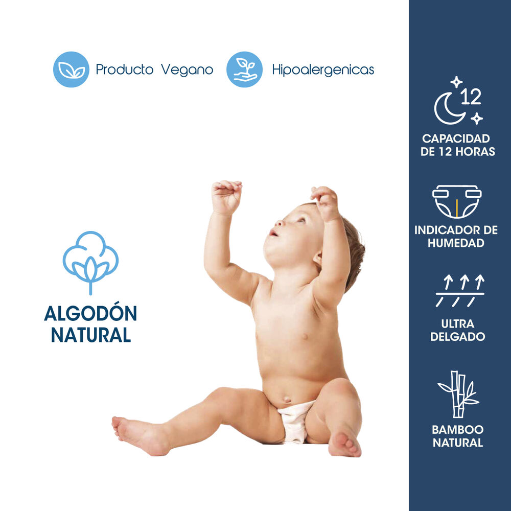 Pañales Bebaby Premium By Bebesit G 72u Hipoalergénico image number 7.0