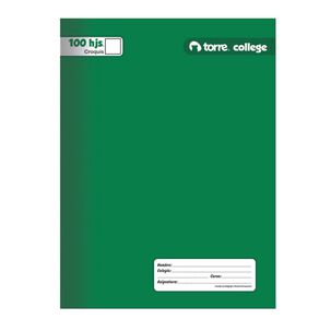 Pack X 4 Cuadernos College Croquis 100 Hojas Torre