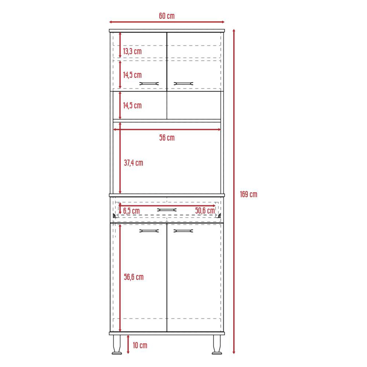 Combo Tuhome Kitchen Mueble De Microondas + Optimizador image number 5.0