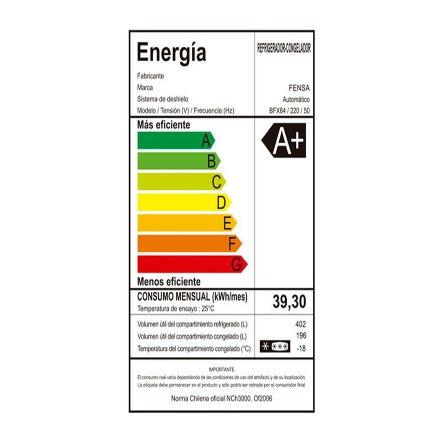 Refrigerador Fensa Bottom Freezer No Frost 598 Litros Inox Bfx84 image number 2.0