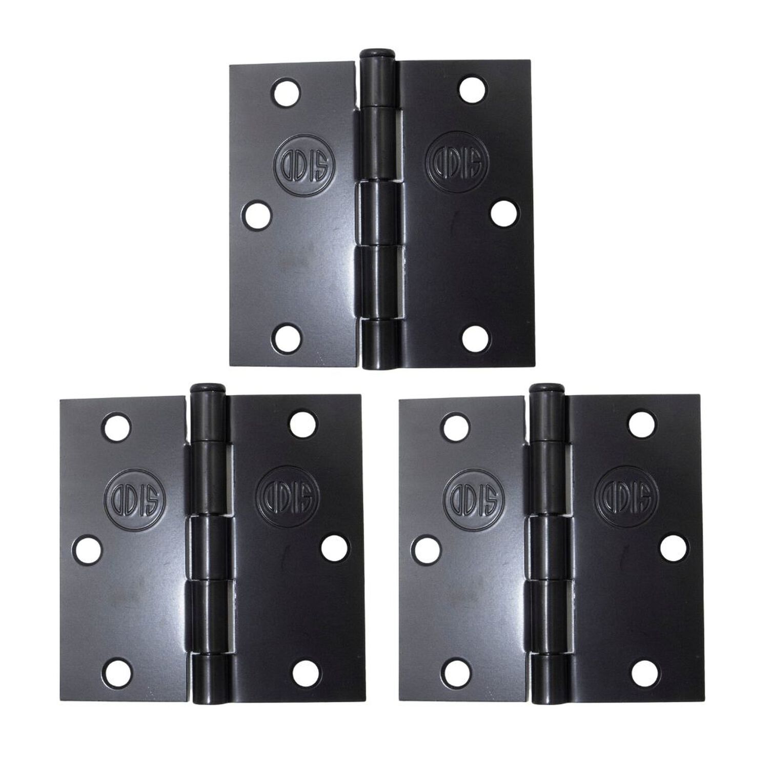 Pack 3 Bisagra Acero Odis 3,5&rdquo;&times;3,5&rdquo;&times;2,0mm - Negro image number 5.0