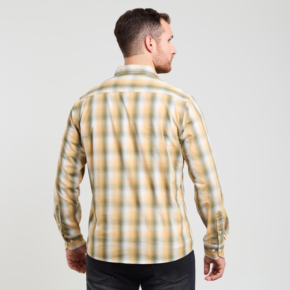 Camisa Cuadrille Regular Manga Larga Hombre Peroe image number 3.0