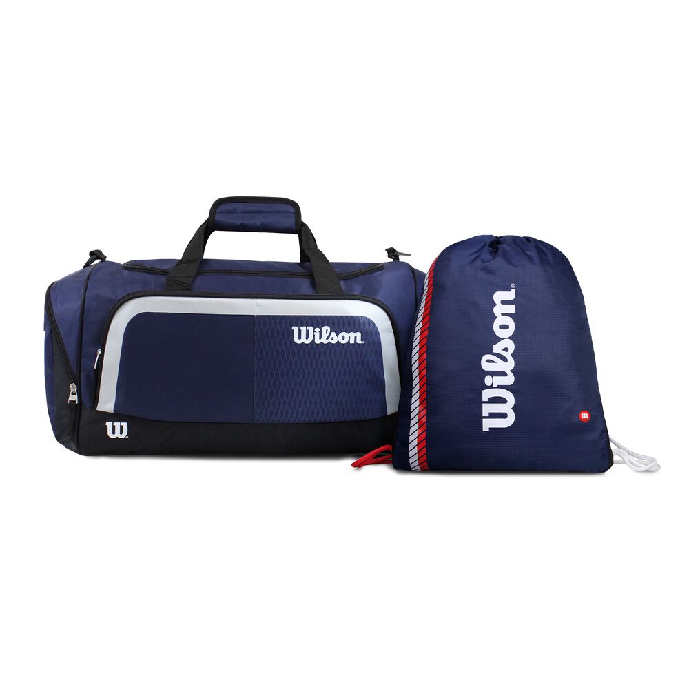 Pack Wilson Bolso Kepler Azul + Morral Jornet Azul image number 0.0