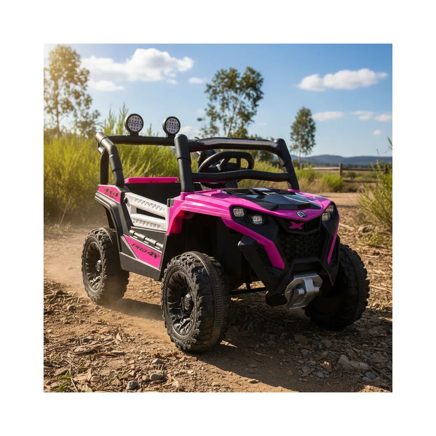 Auto El&eacute;ctrico Buggy Adventurer Ni&ntilde;as Infantil Rosado image number 1.0