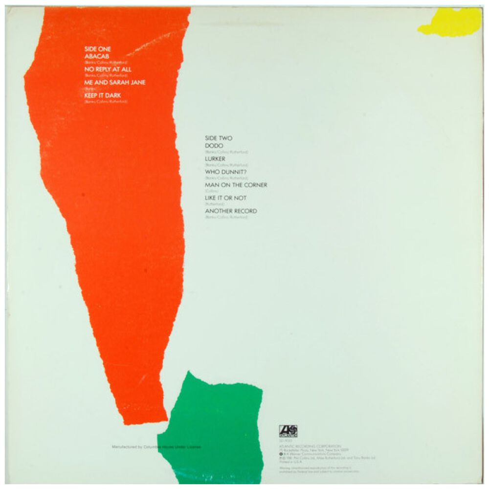 Genesis - Abacab | Vinilo Usado image number 6.0