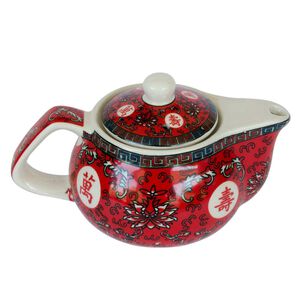 Tetera De Cerámica Roja 200 Ml