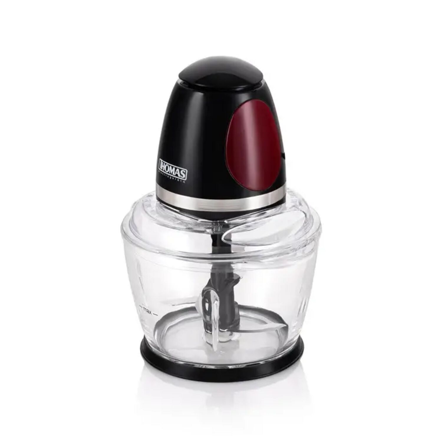 Picadora Thomas Th-9005v 200w Vidrio 1l One Touch Inox image number 6.0