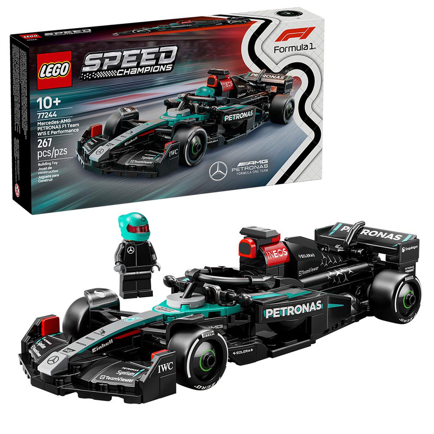 Lego Speed Champions - Auto De Carreras Mercedes-amg F1 W15 - 77244 image number 0.0
