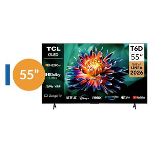 Qled 55 " TCL T6D / Ultra HD 4K / Smart TV