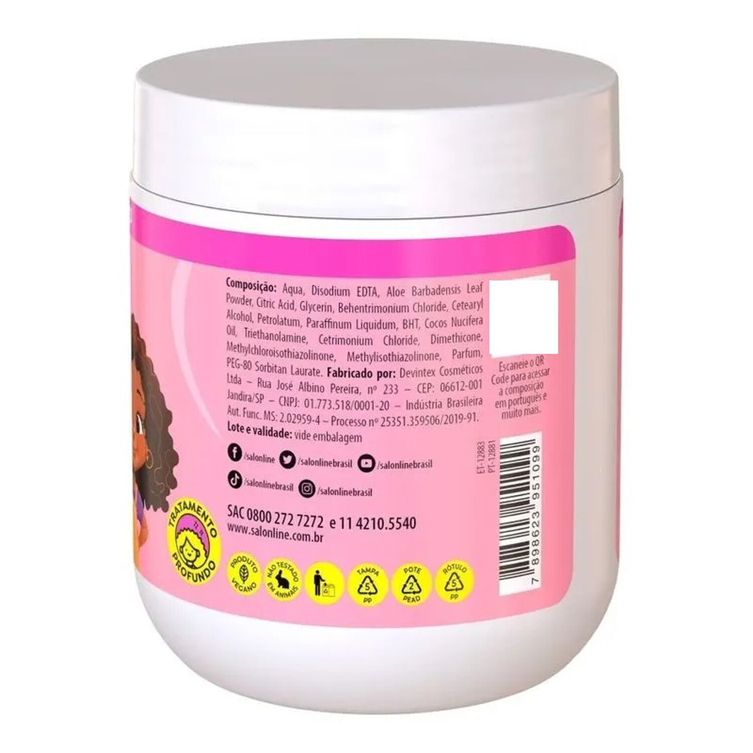 Sos Cachos Mascara Kids 500 G Salon Line image number 1.0