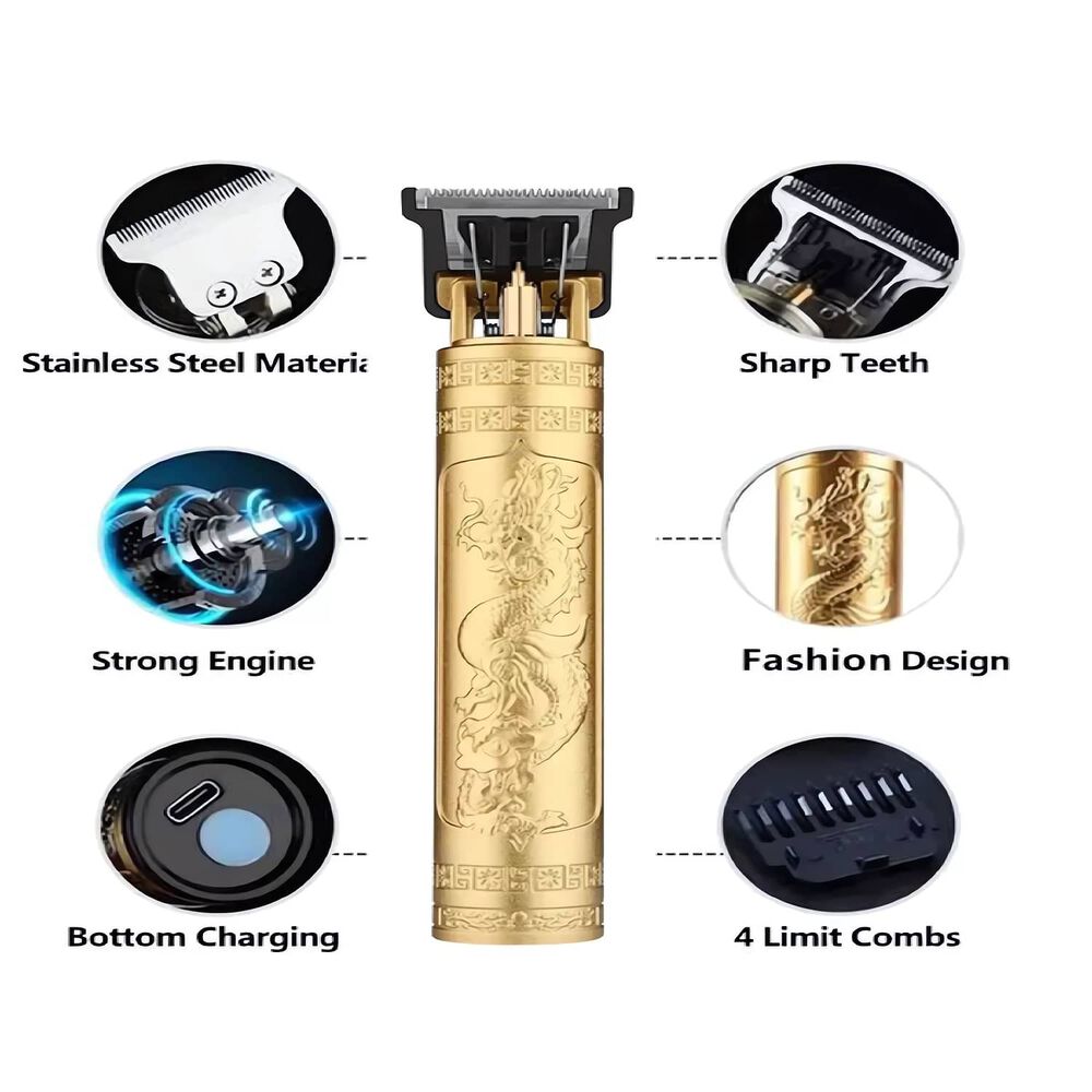 Cortadora De Pelo Inalambrico Profesional Recargable Barber&iacute;a Cabello image number 1.0