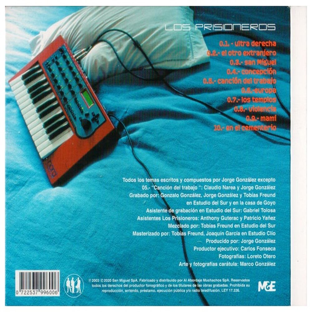 Los Prisioneros - Los Prisioneros (2020) | Cd image number 6.0