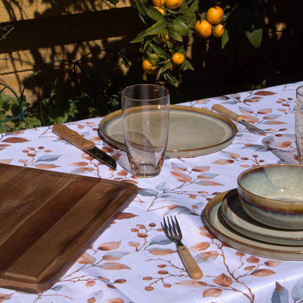 Set 2 Manteles Antimanchas Floral Y Silvestre 160x220 Cm image number 6.0