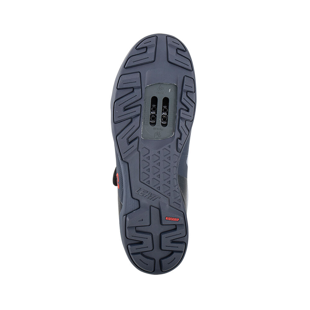 Zapatilla Leatt 6.0 Fijación Ciclismo Deportivo Trail Gris Claro image number 3.0