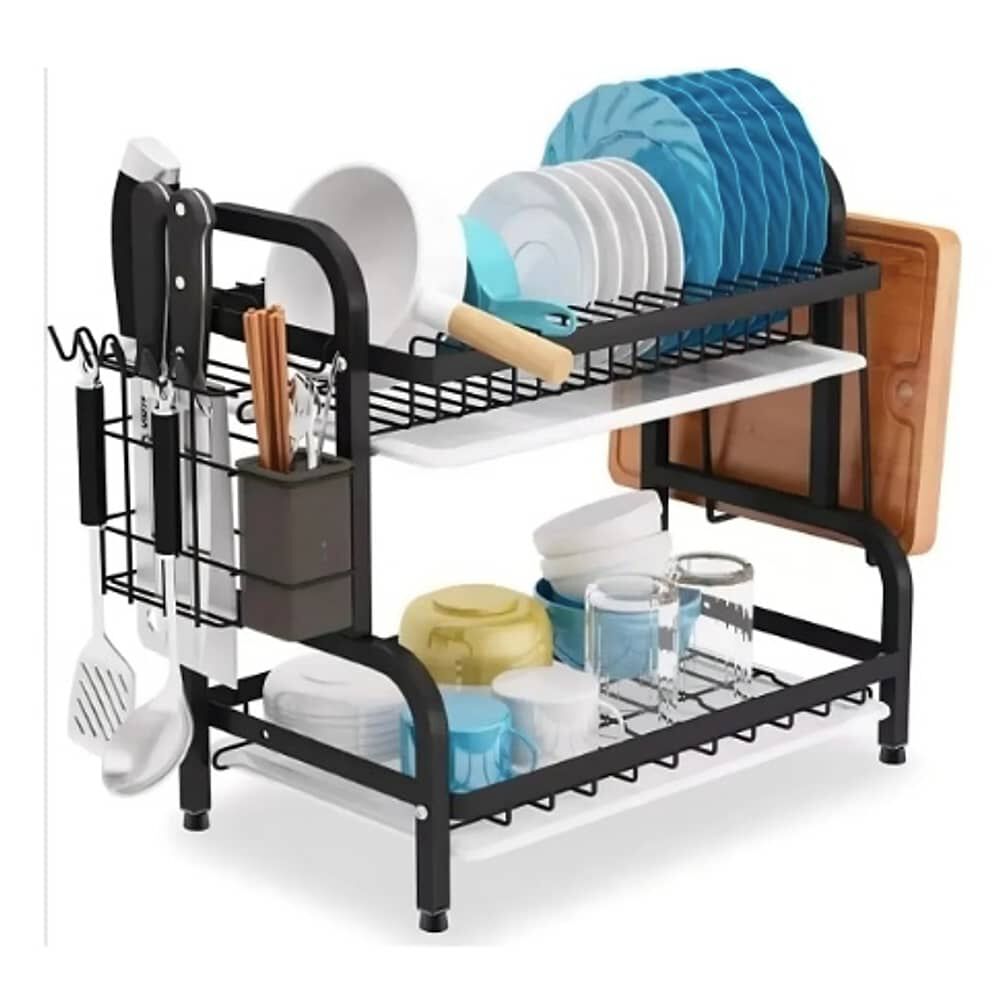 Secador Escurridor De Loza Platos 2 Niveles image number 2.0