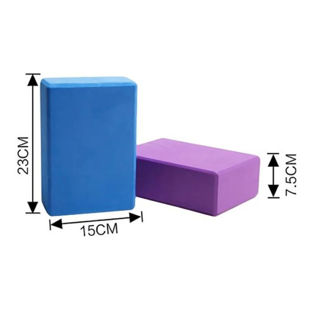 Ladrillo Bloque Goma Eva Yoga Pilates Ejercicios Soporte image number 4.0