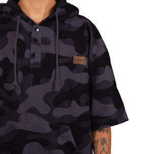 Poncho Terry Camo Negro