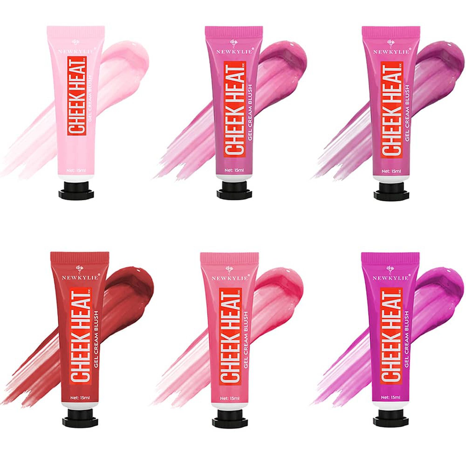 Set Rubores L&iacute;quidos Maquillaje Blush Gel Tonos 6 Und image number 0.0
