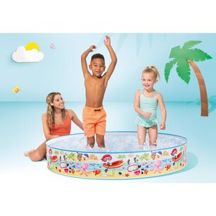 Piscina Redonda Rigida Beach Intex / 152x25cm / 443 Lts
