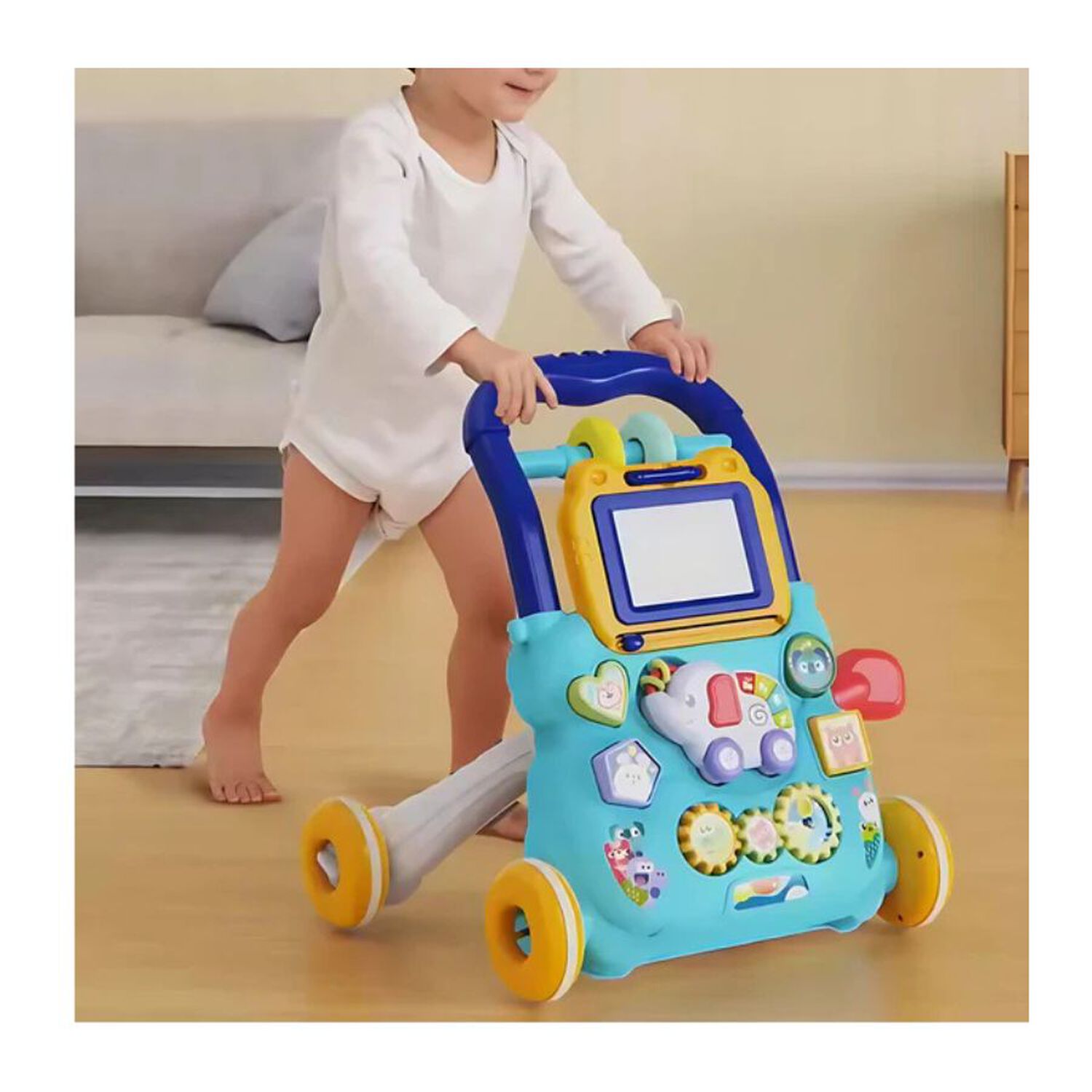 Caminador Andador Musical Bebe 2 En 1 Con Pizarra Magica image number 4.0