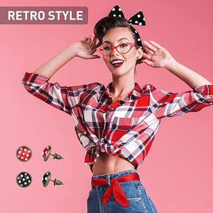 Set Disfraz Mujer Retro A&ntilde;os 50 Pink Up