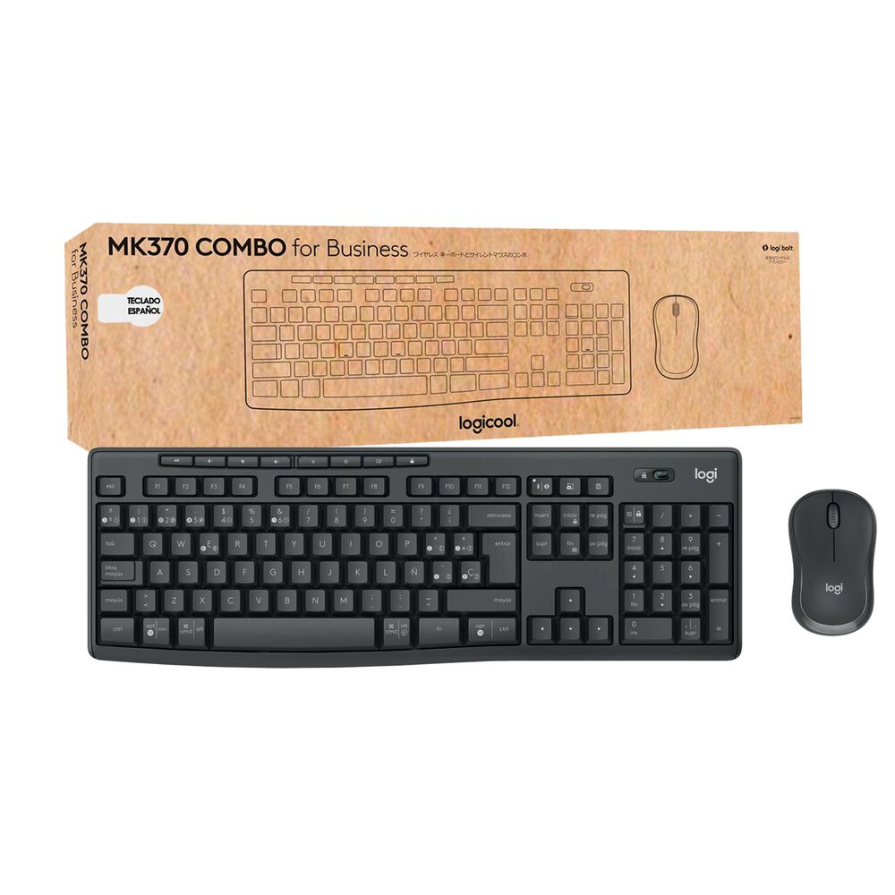 Kit Teclado Y Mouse Inalambrico Logitech Mk370 For Bussiness image number 0.0