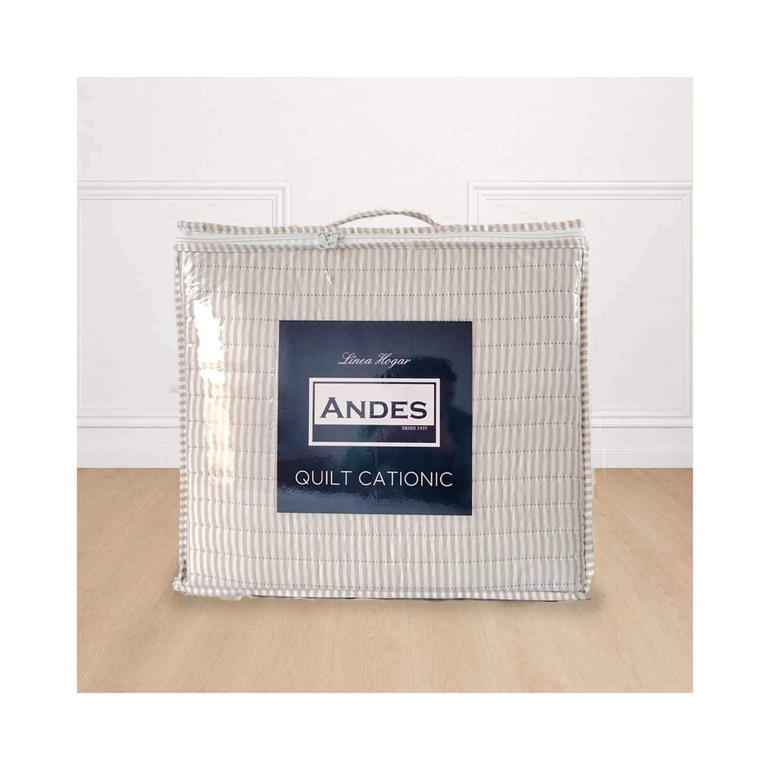 Quilt Andes Cationic Beige King image number 1.0