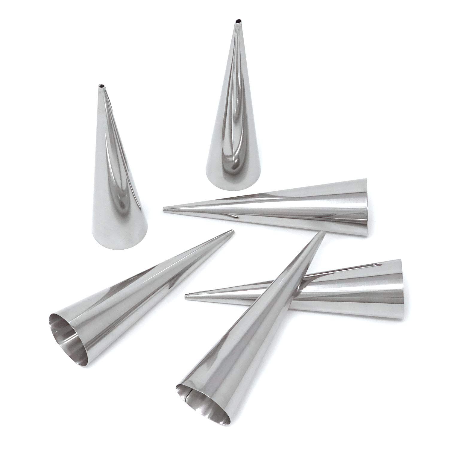 Set De 24 Moldes Con Forma De Cono Para Cannolis Y Croissants image number 1.0