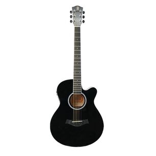 Guitarra Eq Cuerda Met 40" Bands Glossy Bil-404-eq-bk Bilbao