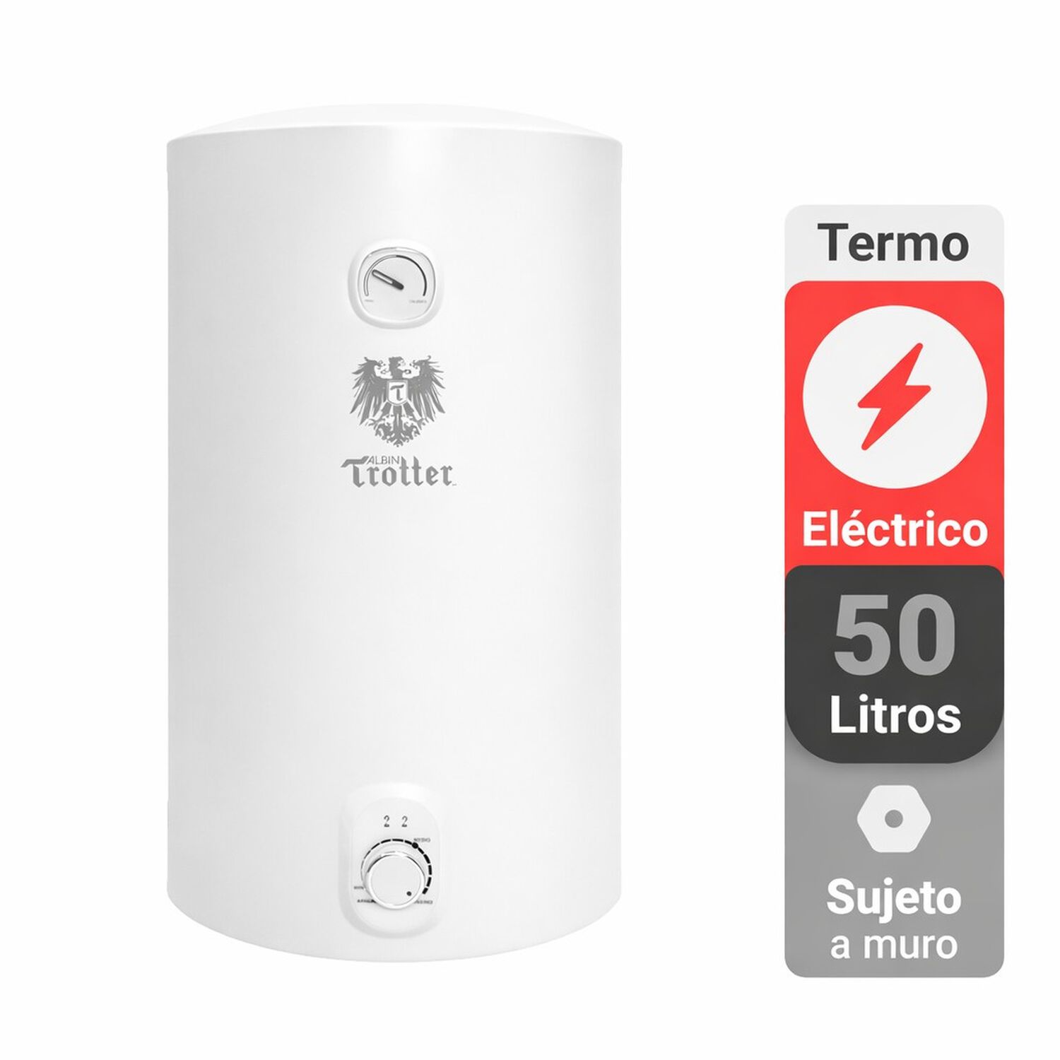 Termo El&eacute;ctrico Albin Trotter 50 Litros 1,5 Kw image number 11.0