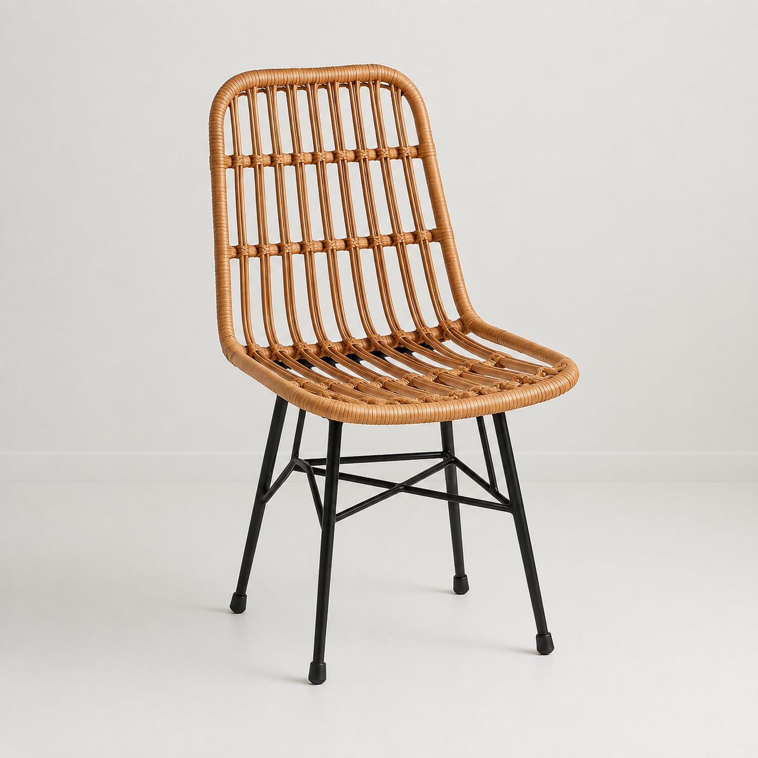 Silla De Comedor Terraza Rattan Grecia Color Madera image number 0.0