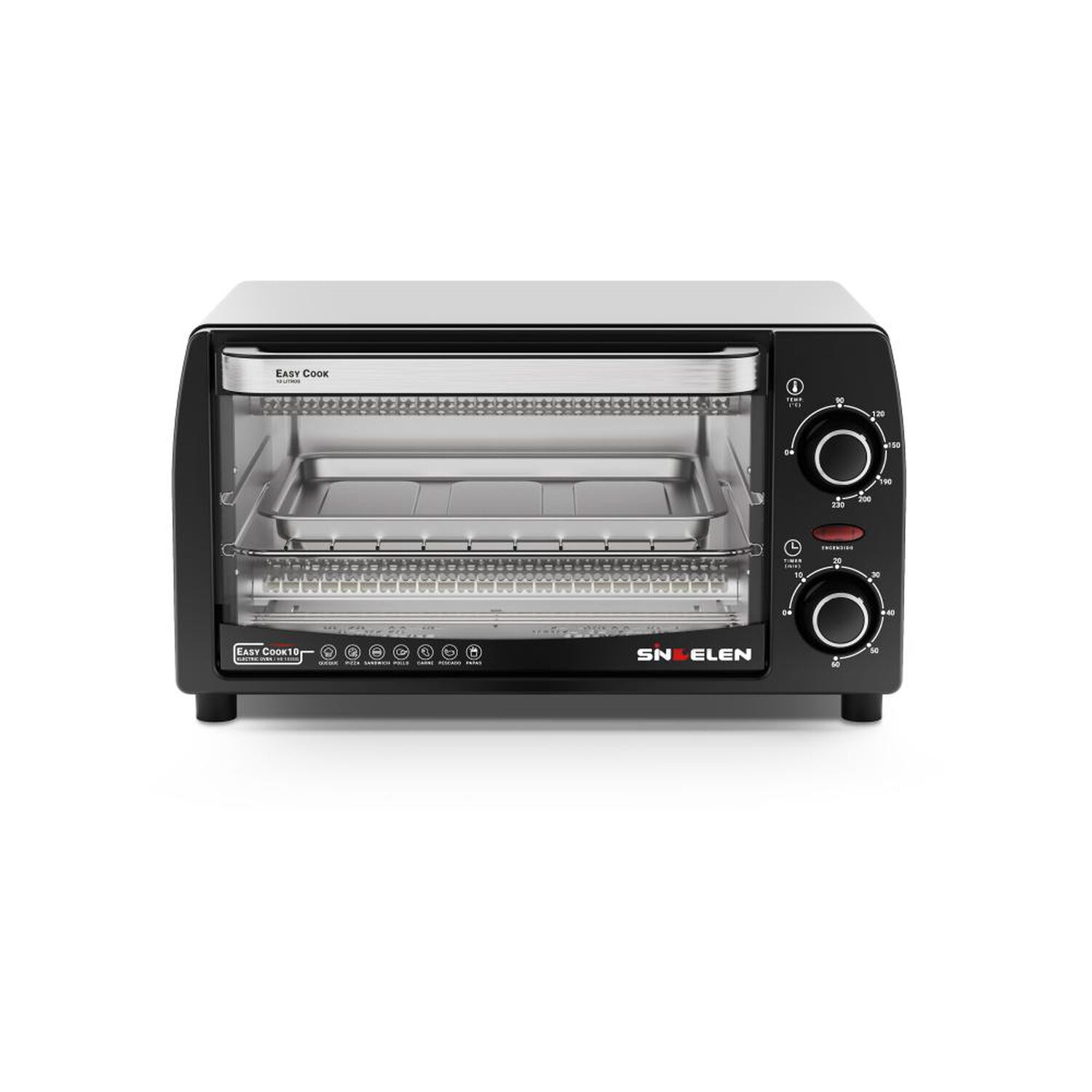 Horno El&eacute;ctrico Sindelen HE-105NG / 10 Litros / 900W image number 0.0