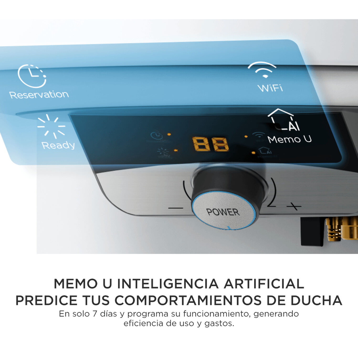 Termo El&eacute;ctrico 50l Wifi Midea image number 3.0