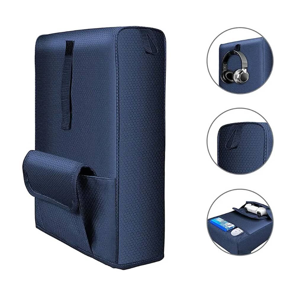 Funda Consola Ps5 Cubierta Antipolvo Resiste Compartimiento image number 4.0