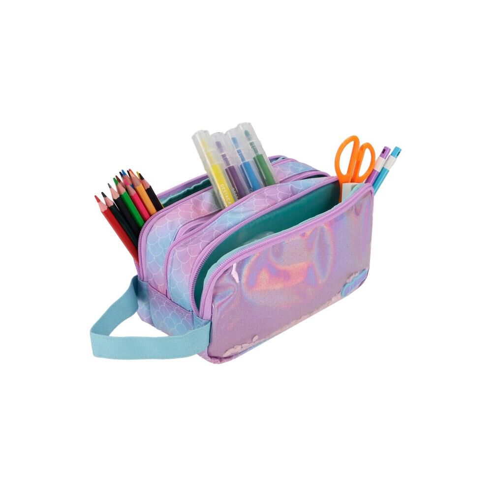 Estuche Xtrem University+ 6xt Sirena Lila image number 3.0