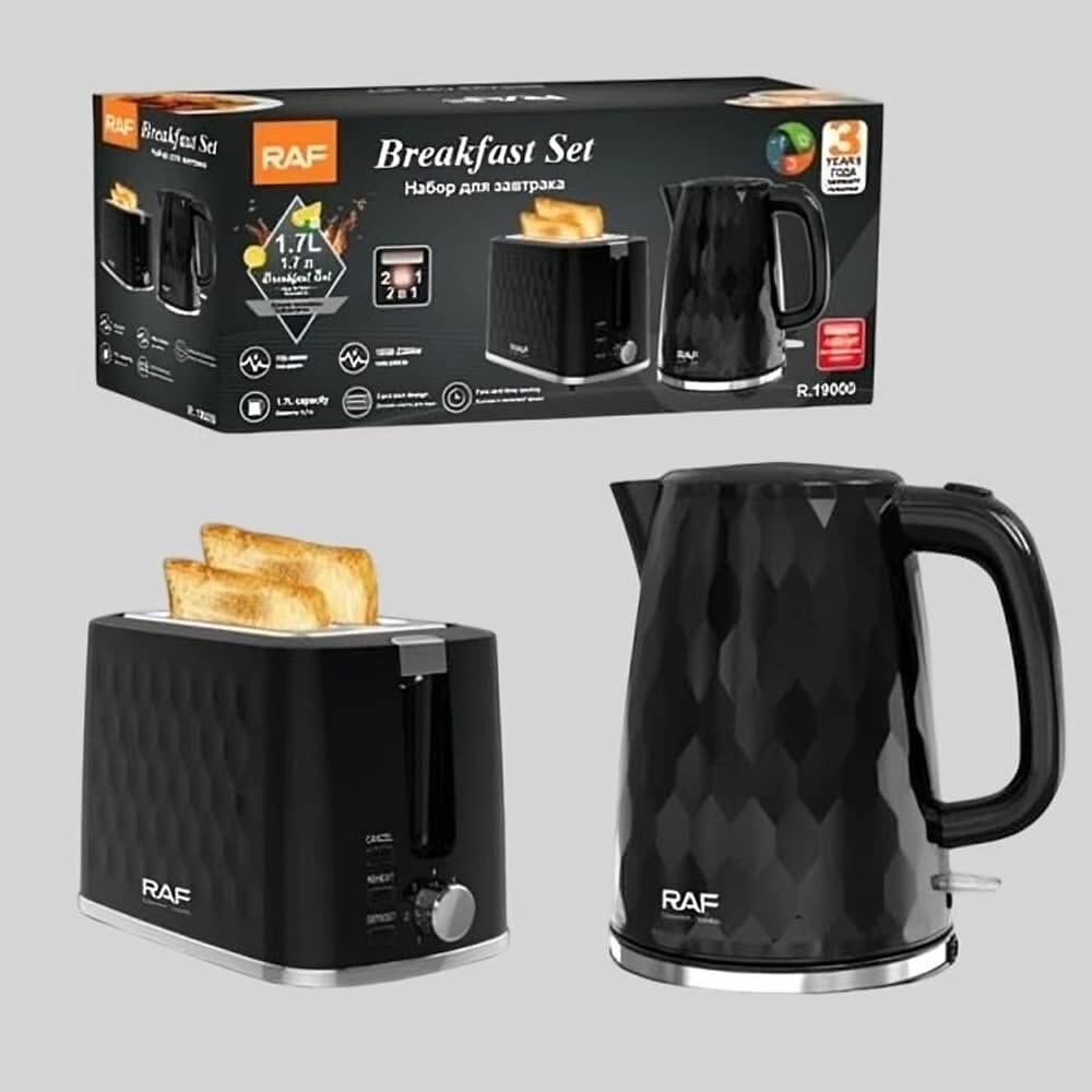 Set Desayuno Tostodor + Hervidor 1700ml Raf R19000 image number 2.0