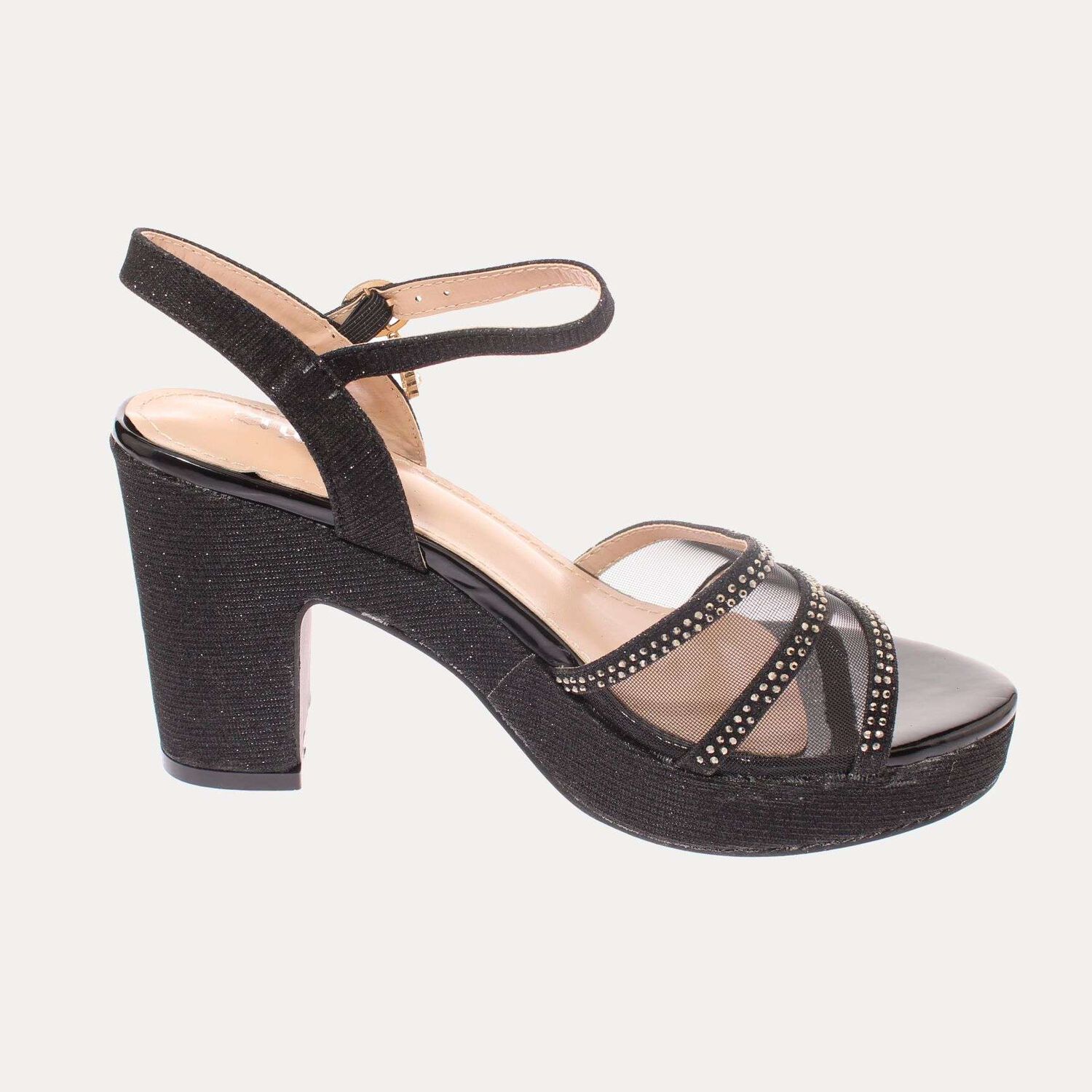 Zapato Tac&oacute;n Negro V&iacute;a Franca Art. 52212black image number 3.0