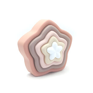 Juego Encaje Estrella Rosado