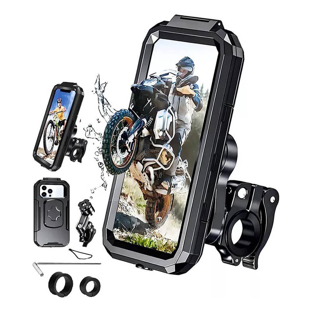 Soporte Porta Celular Para Moto Y Bicicleta Impermeable 360 image number 0.0