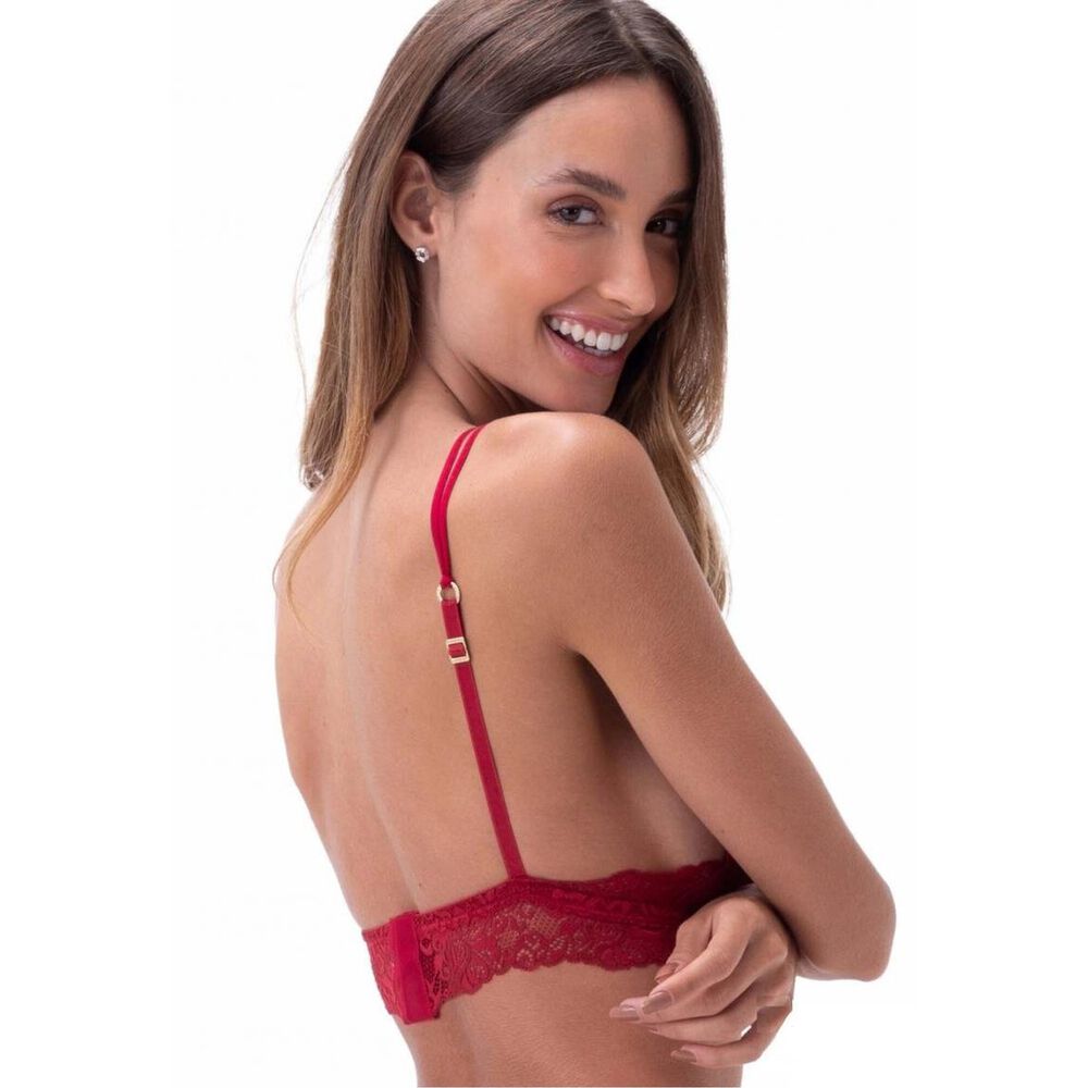 Bralette Sin Copas Ni Aros Rojo 2rios image number 2.0