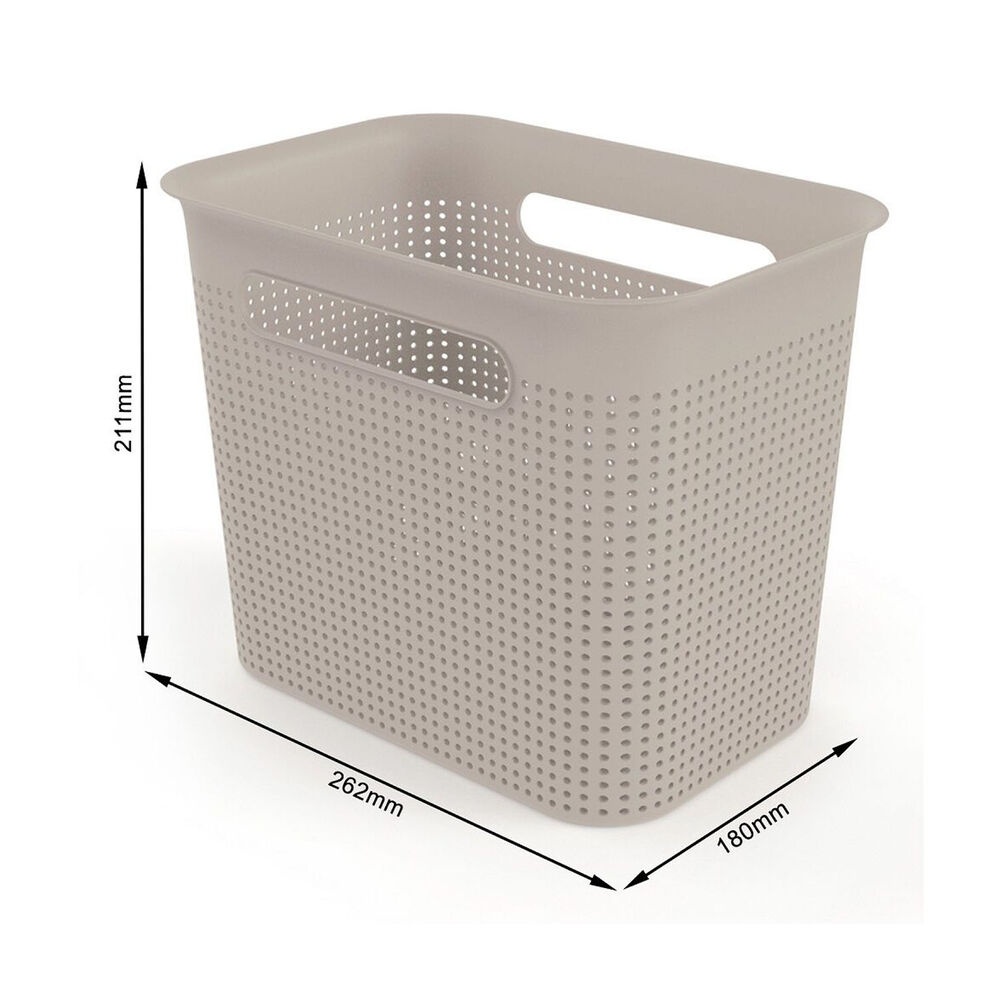 Caja Brisen 7 Lt 26x21x18 Cm Rotho Capuccino image number 1.0