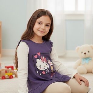 Polera Ni&ntilde;a Hello Kitty